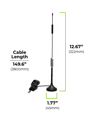 magnet mount antenna specifications